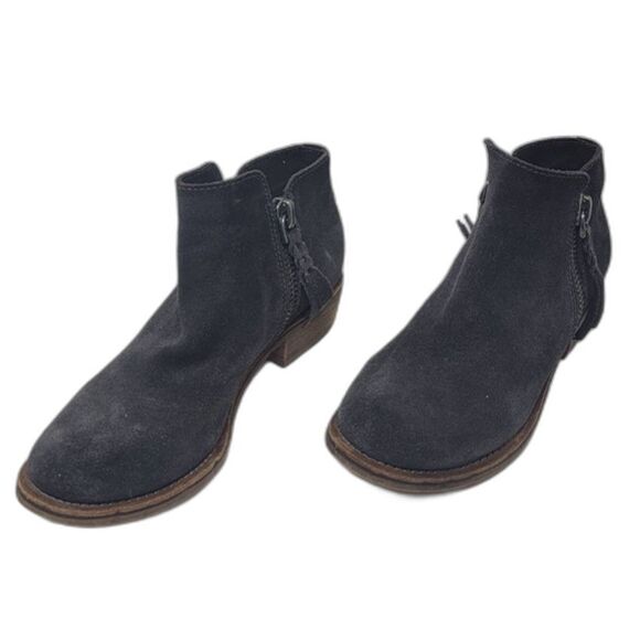 Dolce Vita Gray Leather Booties - Picture 5 of 8